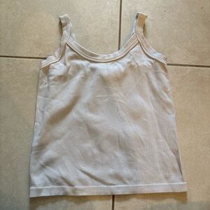 No Boundaries White Ribbed Camisole